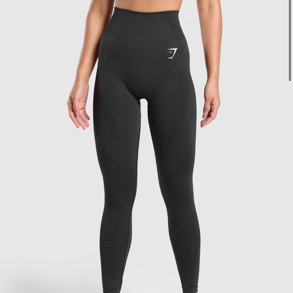 Black gymshark vital seamless leggings